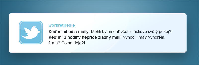 vtipné príspevky na Twitteri, tweety, práca, zamestnanec, pracovný humor