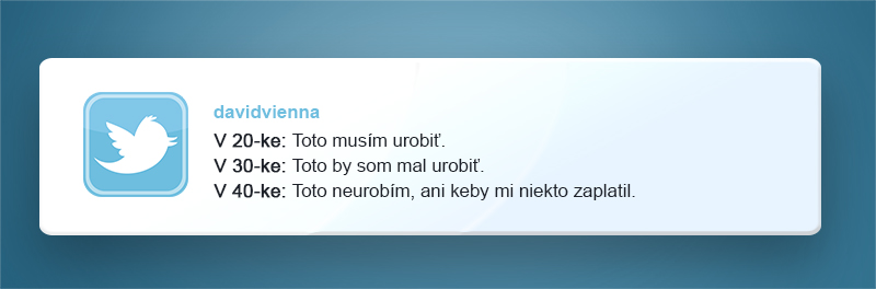 zábava, Twitter, vtipné príspevky na internete, život, životná etapa, humor