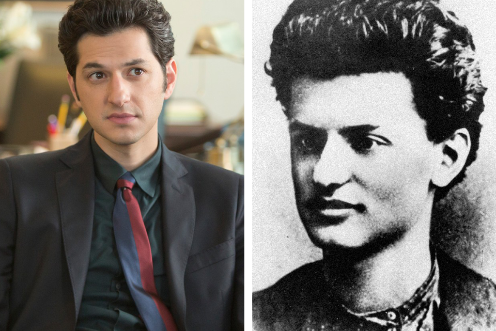 celebrita, historická osobnosť, história, podobnosť, dvojička, Ben Schwartz, Leon Trotsky