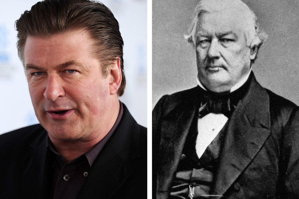 celebrita, historická osobnosť, história, podobnosť, dvojička, Alec Baldwin, Millard Fillmore