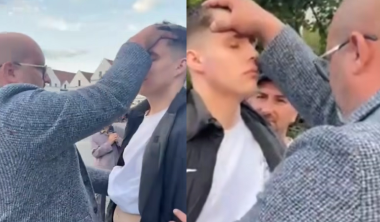Šarlatán v Žiline „odstraňoval“ z ľudí očkovanie, vyliečení ďakovali Ježišovi. Tieto zábery musíš vidieť