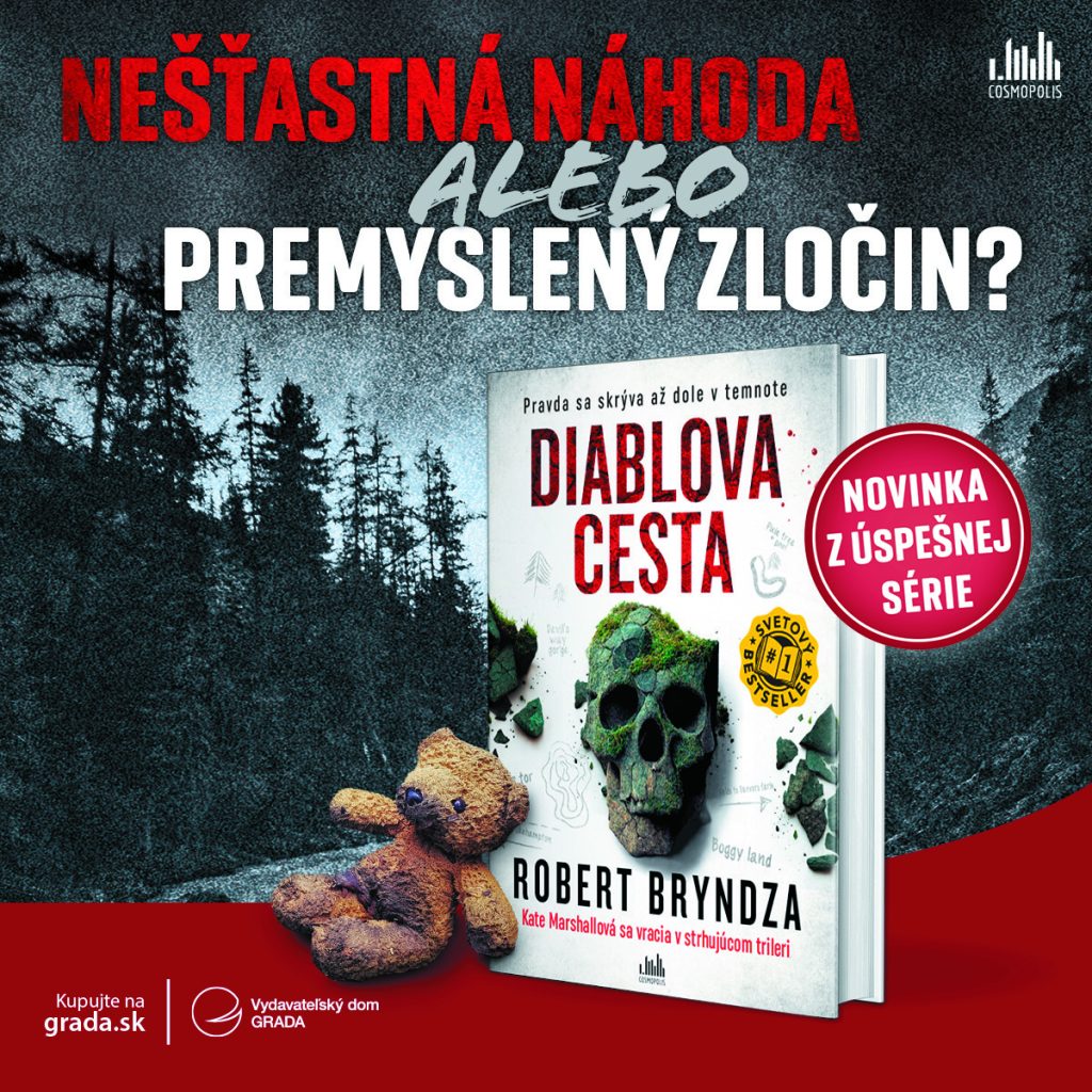 Robert Bryndza, spisovateľ, beseda, Diablova cesta, kniha, knižná novinka, slovenský autor