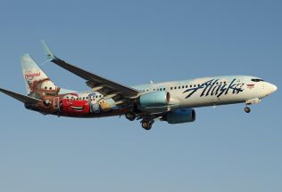 lietadlo, dizajn, umelecké dielo, Boeing 737, Disney, Alaska Airlines