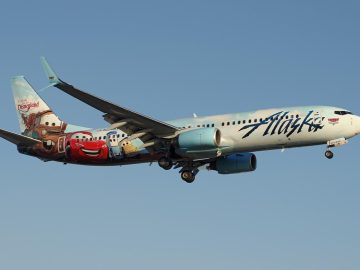 lietadlo, dizajn, umelecké dielo, Boeing 737, Disney, Alaska Airlines