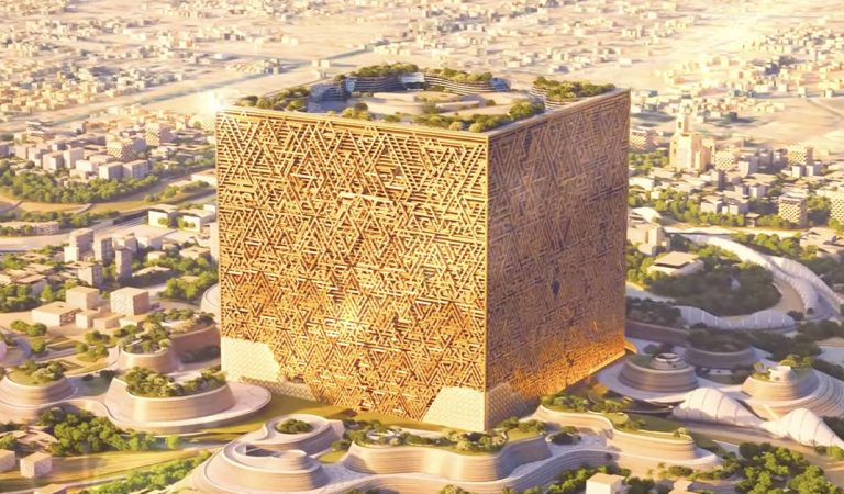 New Murabba, mrakodrap, kocka, Saudi Vision 2030, Saudská Arábia