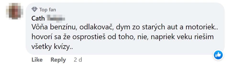 Slovensko, Slovák, netradičná vôňa, komentár