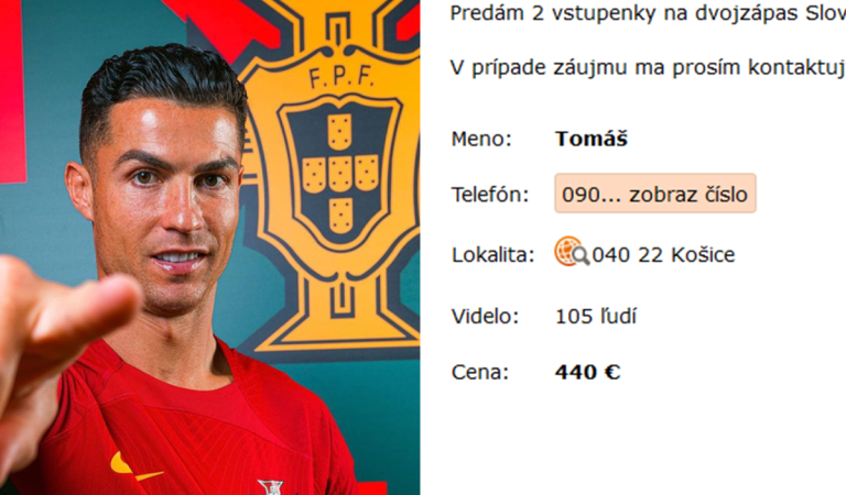 Špekulanti si už mydlia ruky. Na bazári predávajú lístky na zápas s Portugalskom za prestrelené sumy