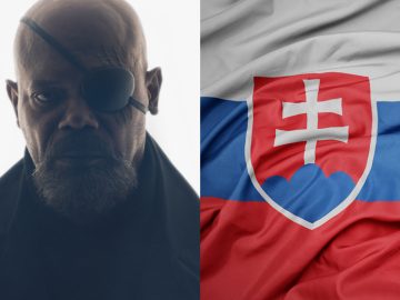 V druhej časti Secret Invasion Fury a Rhodey žartujú o bombardovaní Slovenska