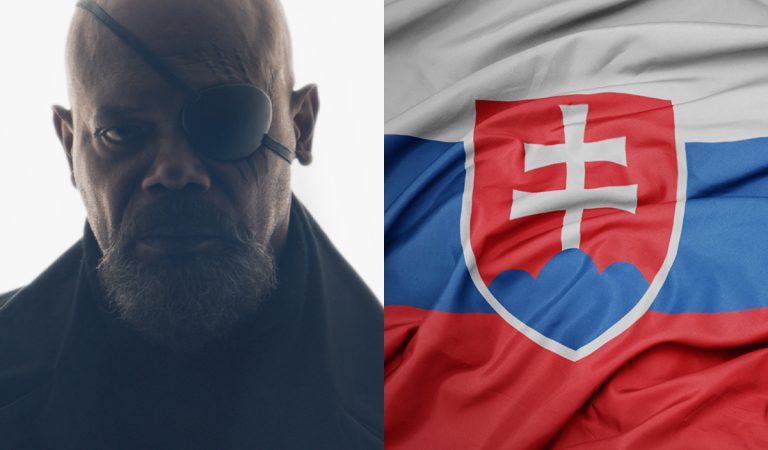 V druhej časti Secret Invasion Fury a Rhodey žartujú o bombardovaní Slovenska
