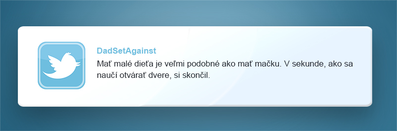 twitter, tweet, rodičovstvo, rodič, otec, mama, život s deťmi, zábava