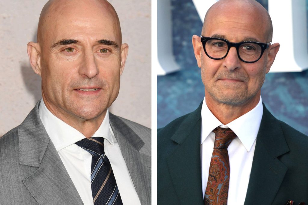 celebrity, ktoré sa na seba podobajú, známe osobnosti, šoubiznis, Hollywood, Mark Strong a Stanley Tucci