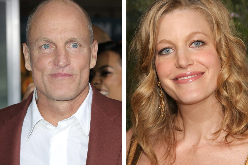 celebrity, ktoré sa na seba podobajú, známe osobnosti, šoubiznis, Hollywood, Woody Harrelson a Anna Gunn