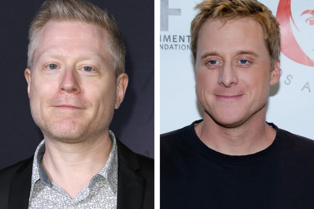 celebrity, ktoré sa na seba podobajú, známe osobnosti, šoubiznis, Hollywood, Anthony Rapp a Alan Tudyk