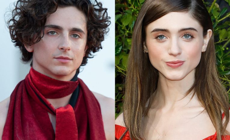 celebrity, ktoré sa na seba podobajú, známe osobnosti, šoubiznis, Hollywood, Timothee Chalamet a Natalia Dyer