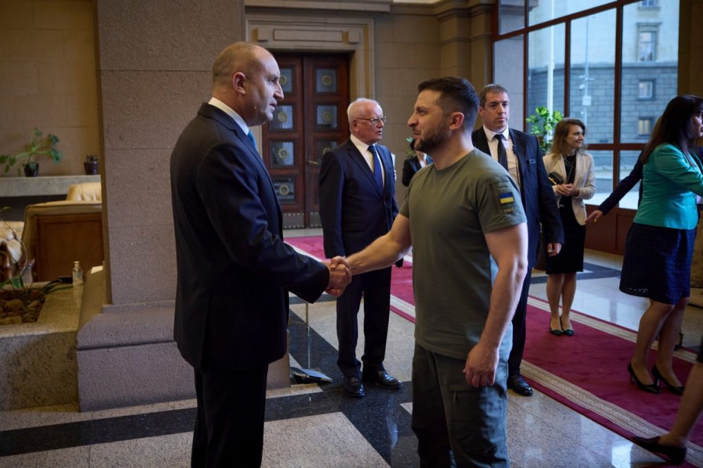 Rumen Radev, Volodymyr Zelenskyj, prezident, Bulharsko, Ukrajina