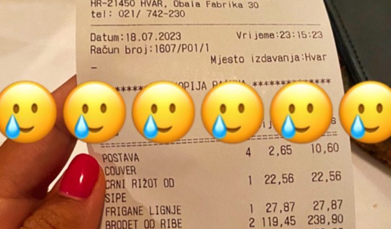 Turisti v Chorvátsku ostali v šoku. Keď čašník priniesol účet, skoro spadli zo stoličky