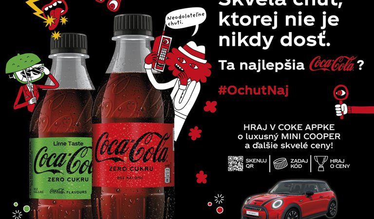 Ďalšia z ikonických súťaží značky Coca-Cola je tu. Tentokrát sa hrá o elektrický MINI Cooper