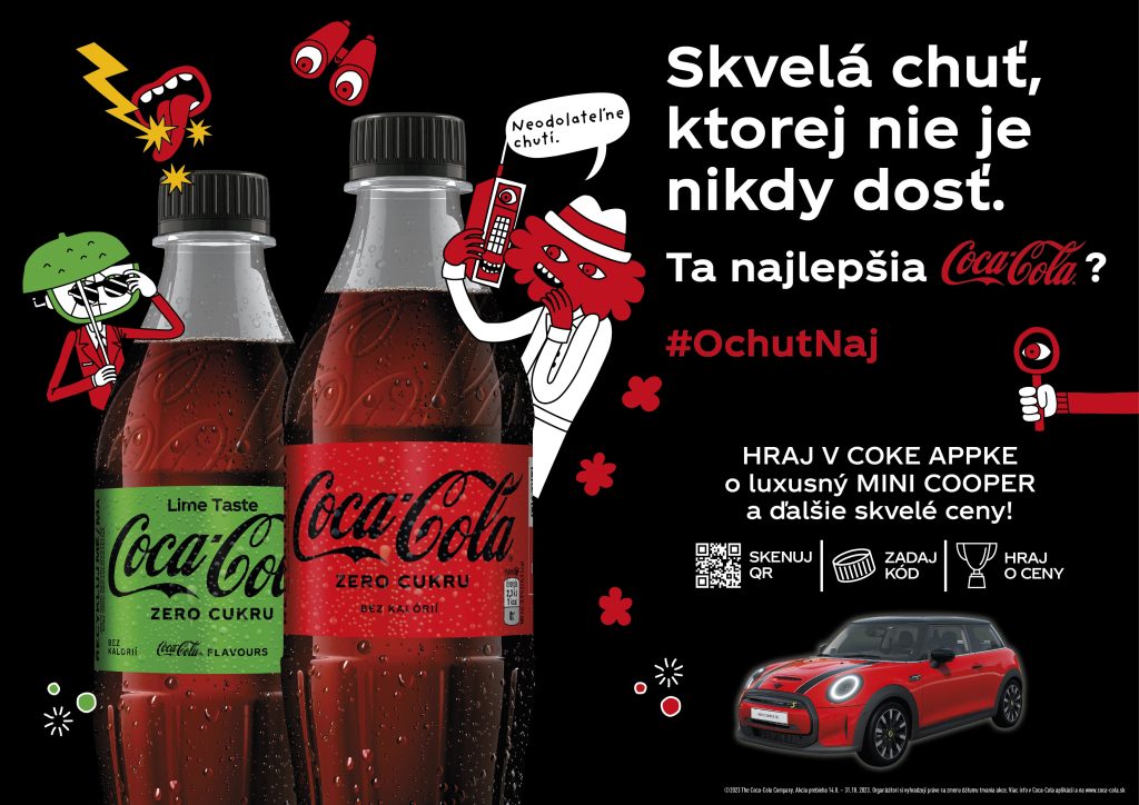 Ďalšia z ikonických súťaží značky Coca-Cola je tu. Tentokrát sa hrá o elektrický MINI Cooper