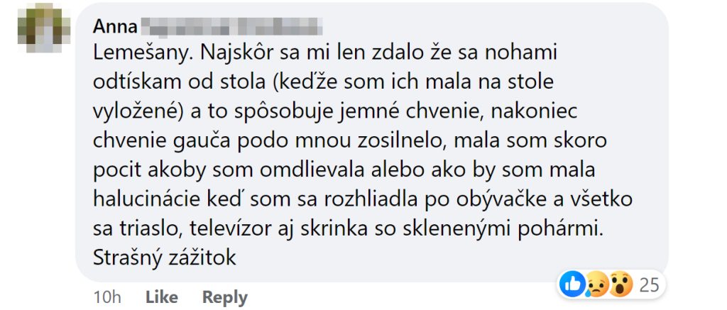 zemetrasenie, Slovensko, traumatizujúce zážitky Slovákov, východ Slovenska