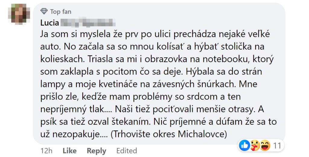 zemetrasenie, Slovensko, traumatizujúce zážitky Slovákov, východ Slovenska