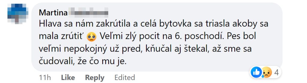 zemetrasenie, Slovensko, traumatizujúce zážitky Slovákov, východ Slovenska