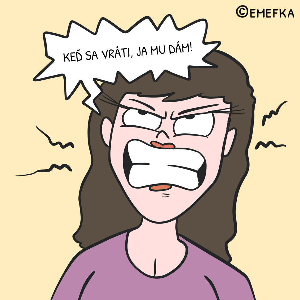 vzťah, partner, ilustrácia, komiks, výstražný signál, red flag