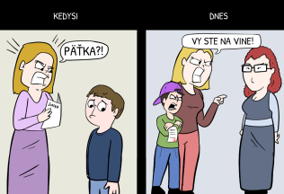 Školské časy kedysi verzus dnes. 5 vtipných ilustrácií, ktoré ti ich priblížia