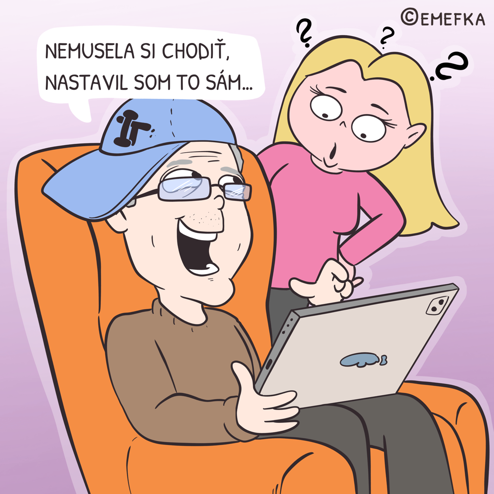 moderné technológie, počítačová gramotnosť, ilustrácia