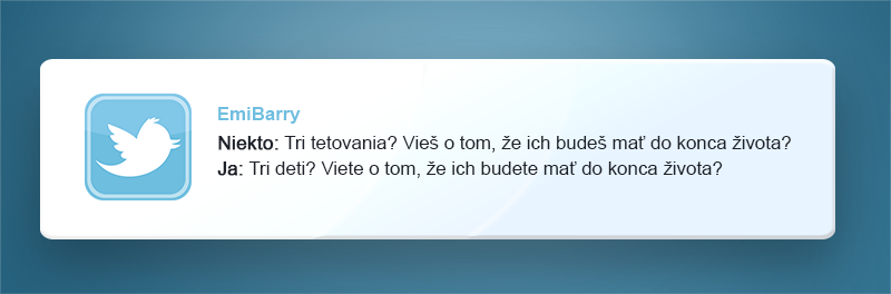 10 vtipných tweetov, ktoré pochopia len ľudia s tetovaniami