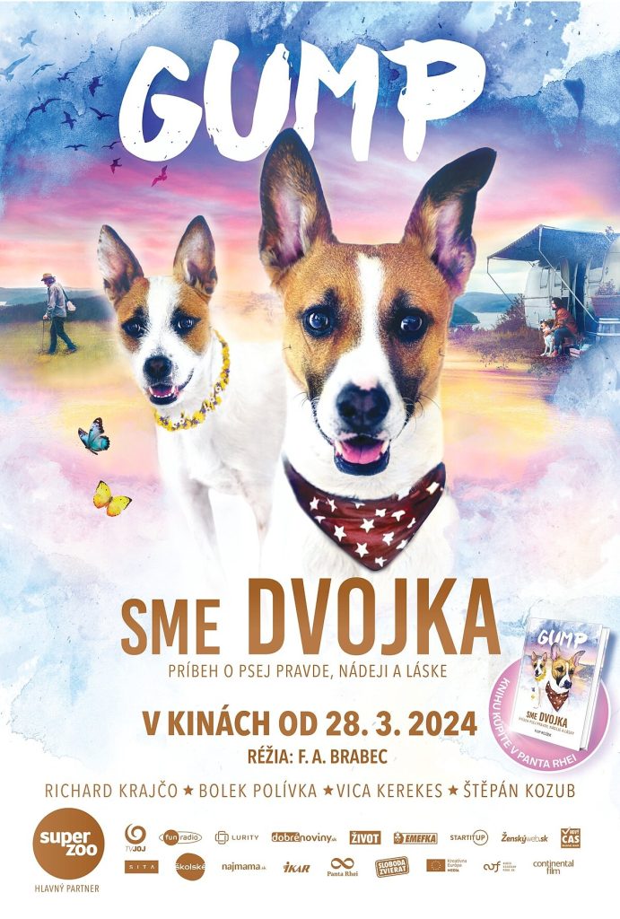 filmy, kino program, slovenské kino, kino premiéra, Gump: Sme dvojka, filmová novinka, rodinný film, dobrodružný film, český film