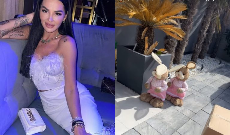 Kopa kvetov aj gigantické zajace. Zuzana Plačková sa pochválila veľkonočnou výzdobou