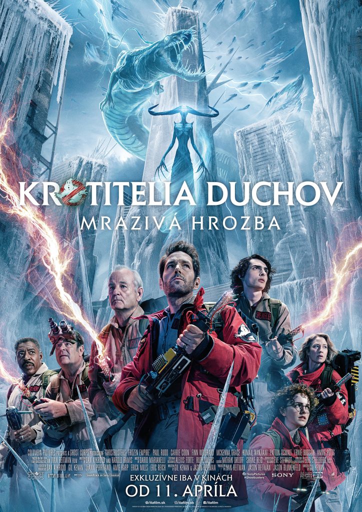 filmy, Krotitelia duchov: Mrazivá hrozba, sci-fi, komédia, kino program, slovenské kino, kino premiéra, filmová novinka