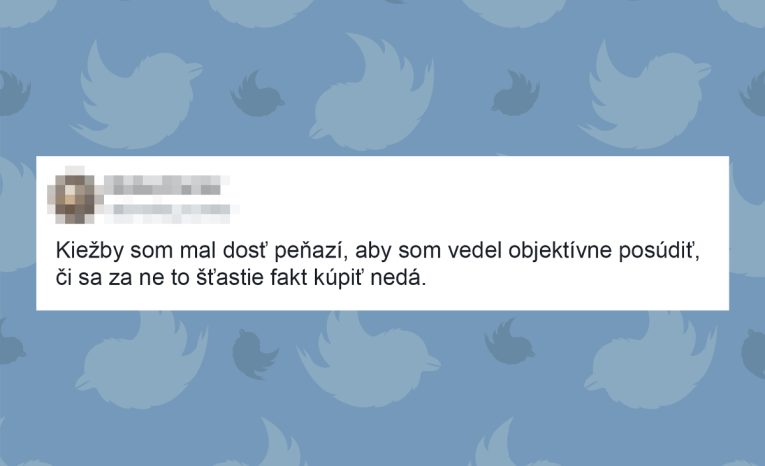 10 trpkých tweetov, v ktorých sa nájdu všetci, čo majú hlboko do vrecka