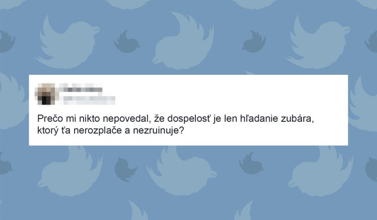 10 trpkých tweetov o dospelosti, ktoré ti pripomenú, že už niet cesty späť