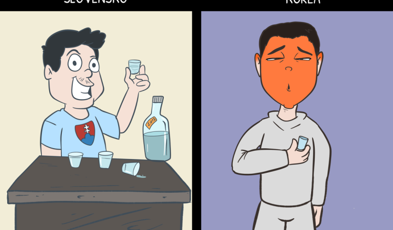 Slovensko verzus Južná Kórea: 10 ilustrácií, ktoré vtipne zachytávajú rozdiely medzi krajinami (2. časť)