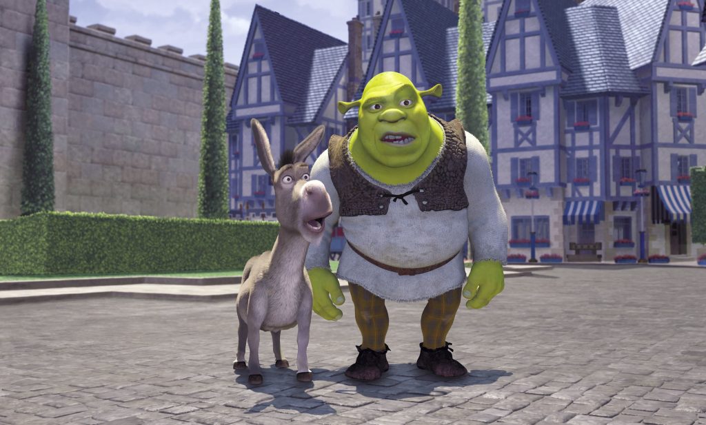 filmy, Shrek, Shrek 5, animovaný film, komédia, filmová novinka, Oslík, Eddie Murphy