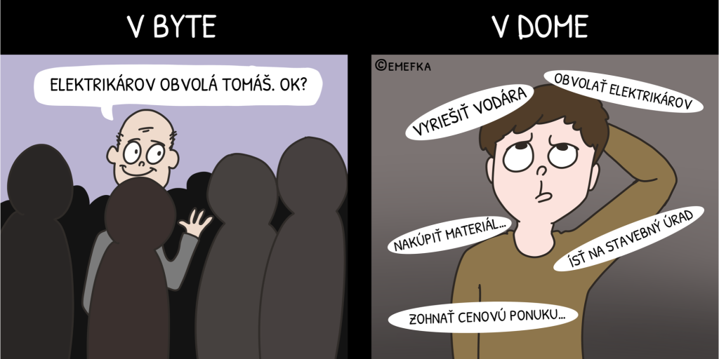 5 rozdielov medzi životom v byte a v dome