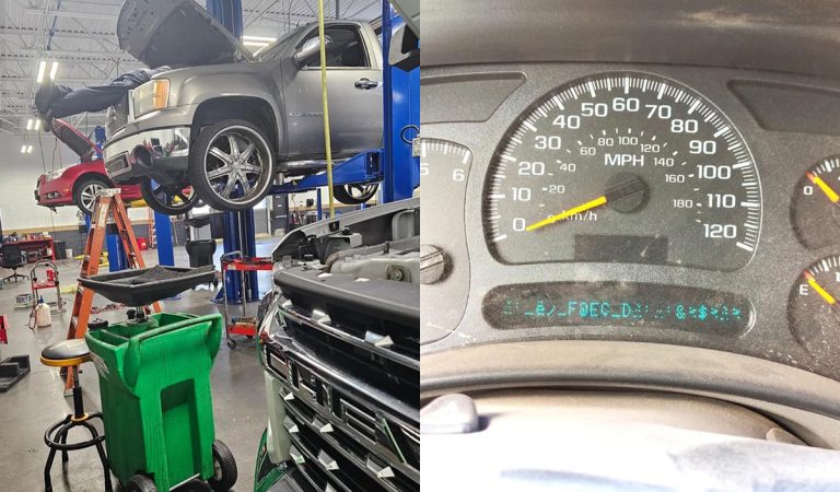 Mechanici sa nenudia. Vtipné fotografie, ktoré zachytávajú bizarné momenty z autoservisov
