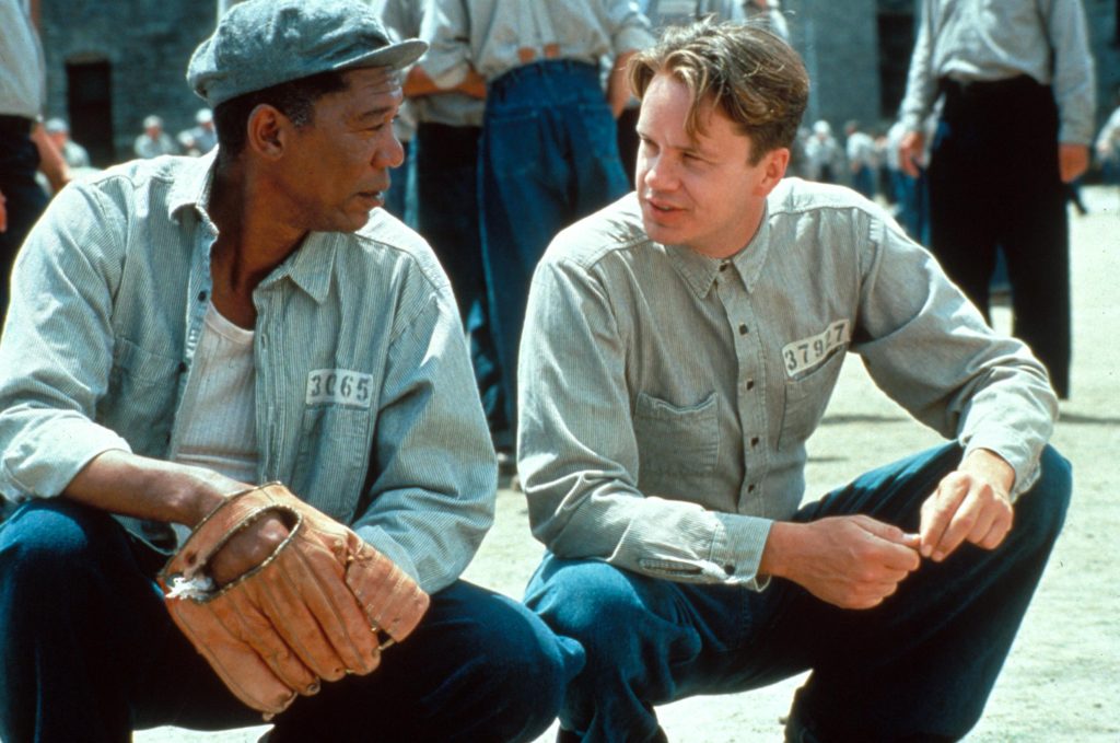 filmy, Vykúpenie z väznice Shawshank, kultový film, Morgan Freeman, záver, scenár