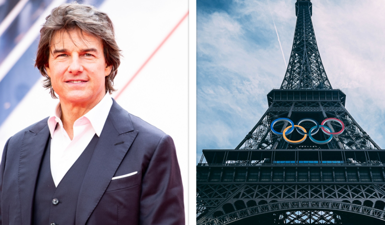 Tom Cruise zakončenie olympiády