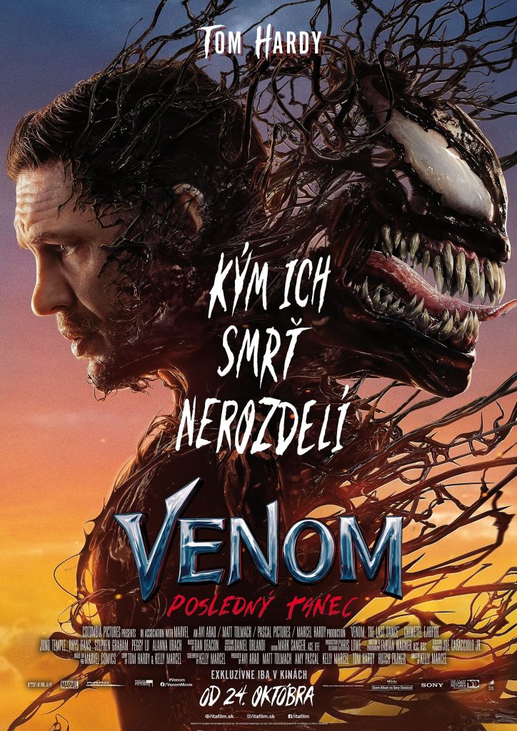 Venom: Posledný tanec, filmy, komiksovka, kino program, slovenské kino, kino premiéra, filmová novinka