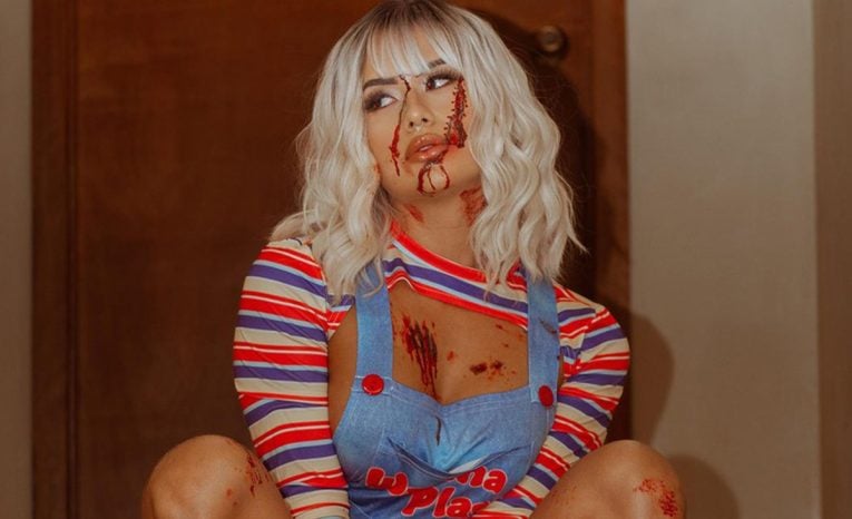 Vraj to prepískla. Influencerka doplnila svoj halloweensky kostým touto nechutnosťou