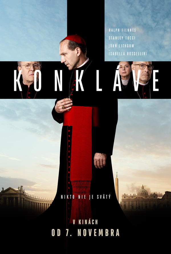 filmy, Konkláve, triler, kino program, slovenské kino, kino premiéra, filmová novinka