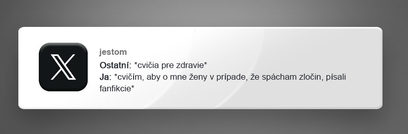 10 (ne)vtipných príspevkov pre všetkých, čo sa zúfalo snažia cvičiť a žiť zdravo