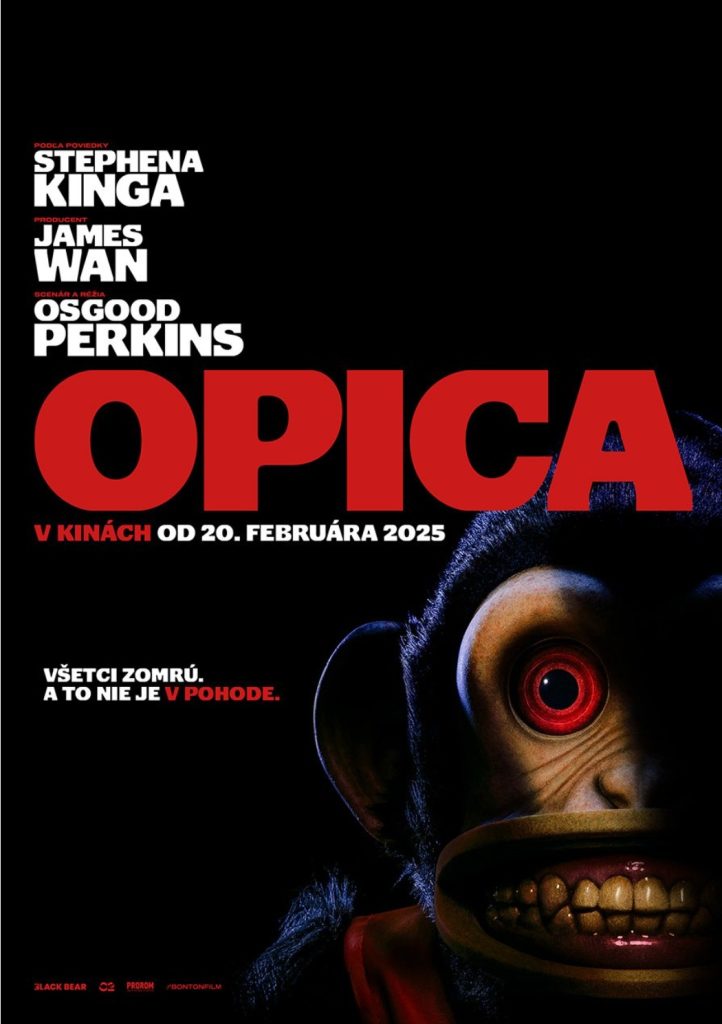 Opica, horor, filmy, kino program, slovenské kino, kino premiéra, filmová novinka, recenzie