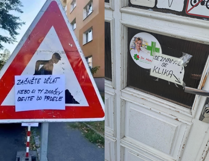 Pasívne agresívne cedule. 18 odkazov nevychovaným Čechom, ktoré ťa pobavia