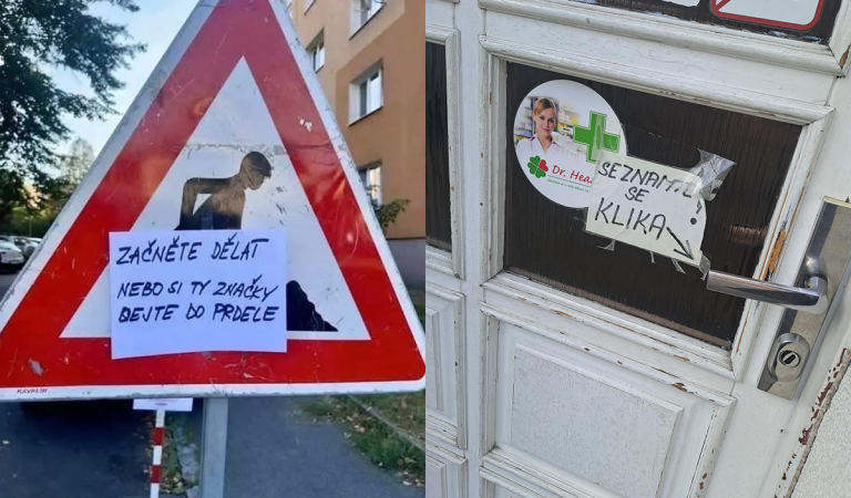 Pasívne agresívne cedule. 20 odkazov nevychovaným Čechom, ktoré ťa pobavia