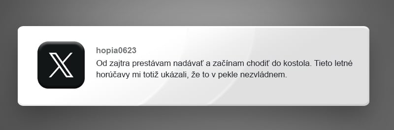 10 (ne)vtipných príspevkov pre všetkým, ktorým tieto letné horúčavy vôbec nerobia dobre