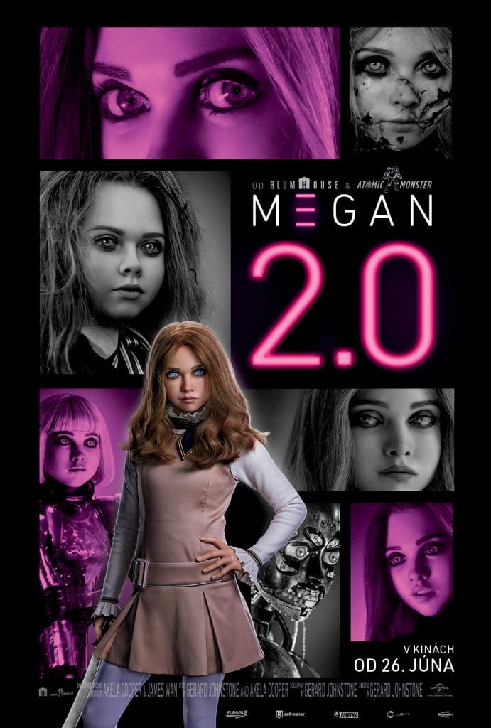 filmy, M3GAN 2.0, horor, sci-fi, kino program, slovenské kino, kino premiéra, filmová novinka