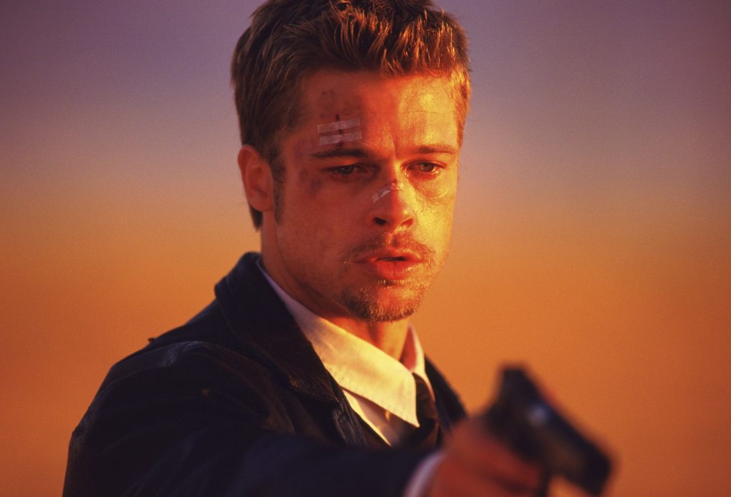 filmy, Sedem, Brad Pitt, herec, kultový film, Hollywood, triler, celebrity